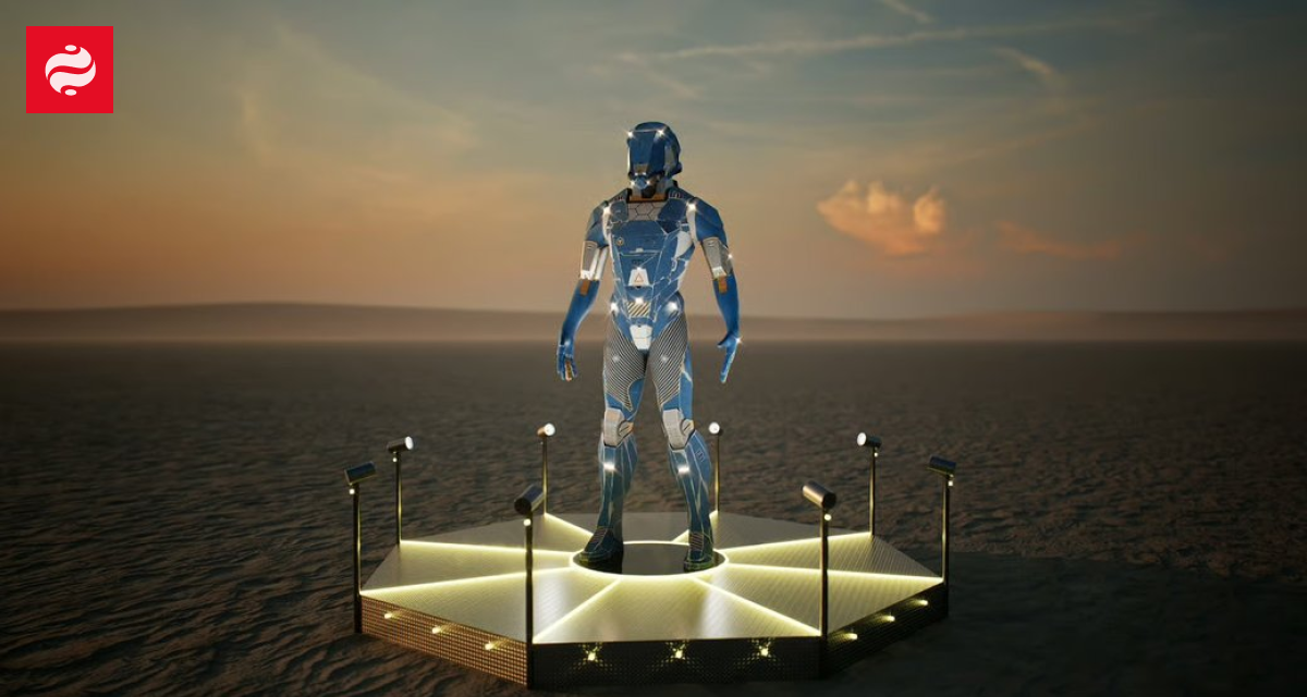 A Ukrainian sculpture titled "Hero Armor" will be ... - LIGA.life — Hero Armor, Ukrainian memorial sculpture for Burning Man 2026