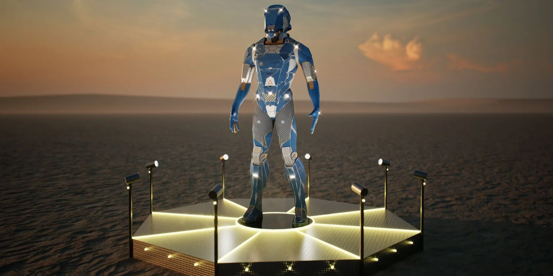 Ukrainian artists to debut war tribute sculpture at Burning Man — Hero Armor, Ukrainian memorial sculpture for Burning Man 2026