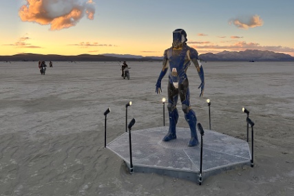 Hero Armor — Ukrainian Art Installation — Hero Armor, Ukrainian memorial sculpture for Burning Man 2026